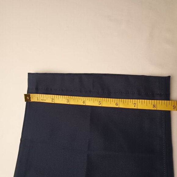 Lands End Active Performance Chino Pants Size 16 High Rise Straight Leg Navy - Picture 9 of 9